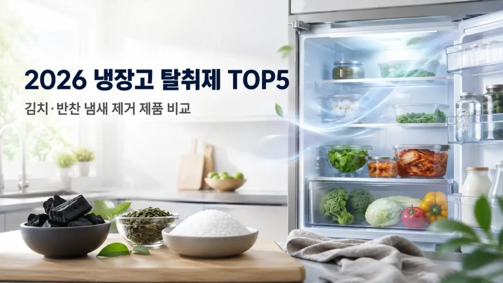 냉장고 탈취제 추천 TOP5와 김치·반찬 냄새 제거 제품 비교